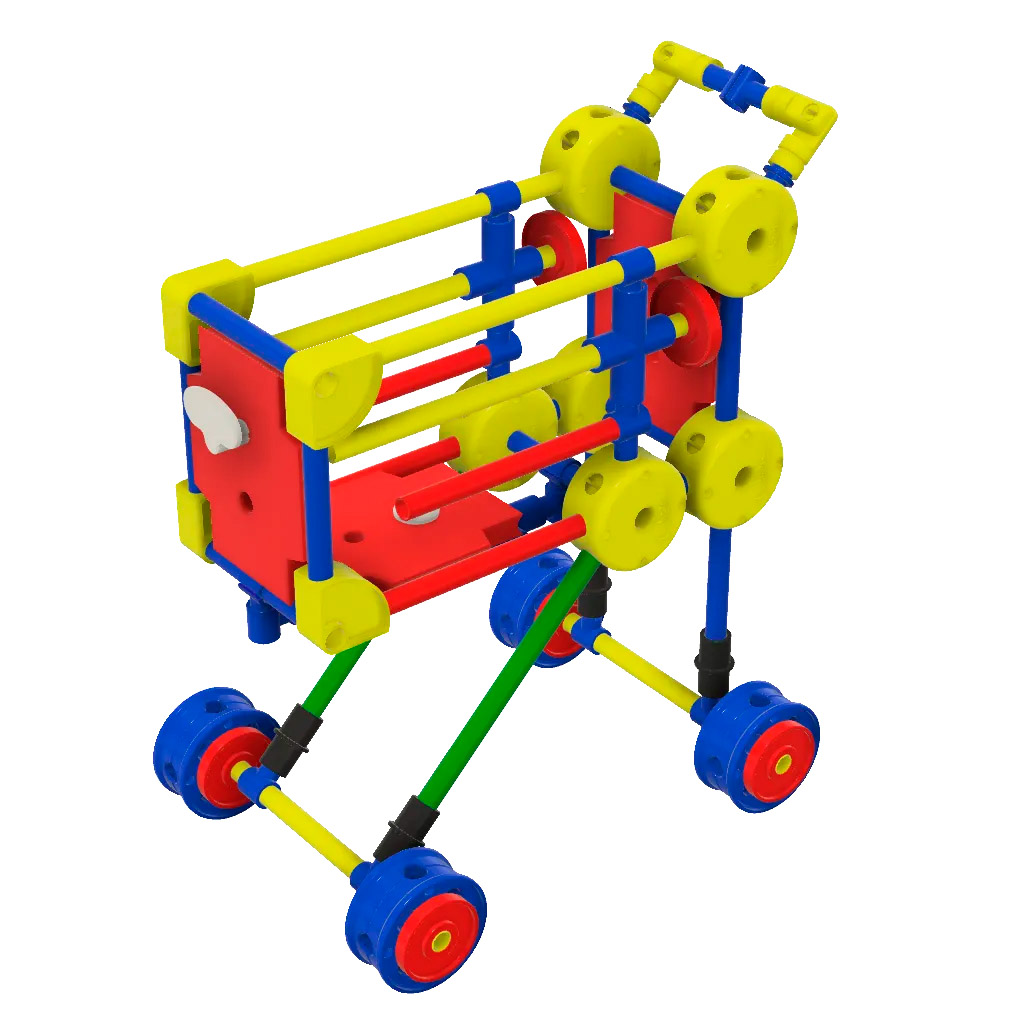 W WISE BLOCK Costruzioni Magnetiche Bambini 131 pezzi con 2 auto, STEM Blocchi da Costruzione Magnetici Giocattoli per 3 4 5 6 7 8 anni ragazzo ragazza